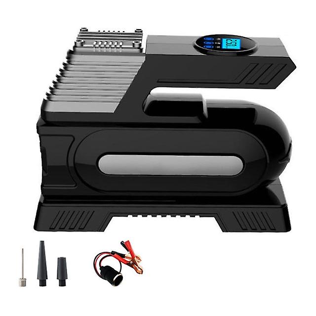 12V High-power Car Double-cylinder Inflator Pump Air Compressor Led Inflator Portable For Car Motorcycle Tire Pump