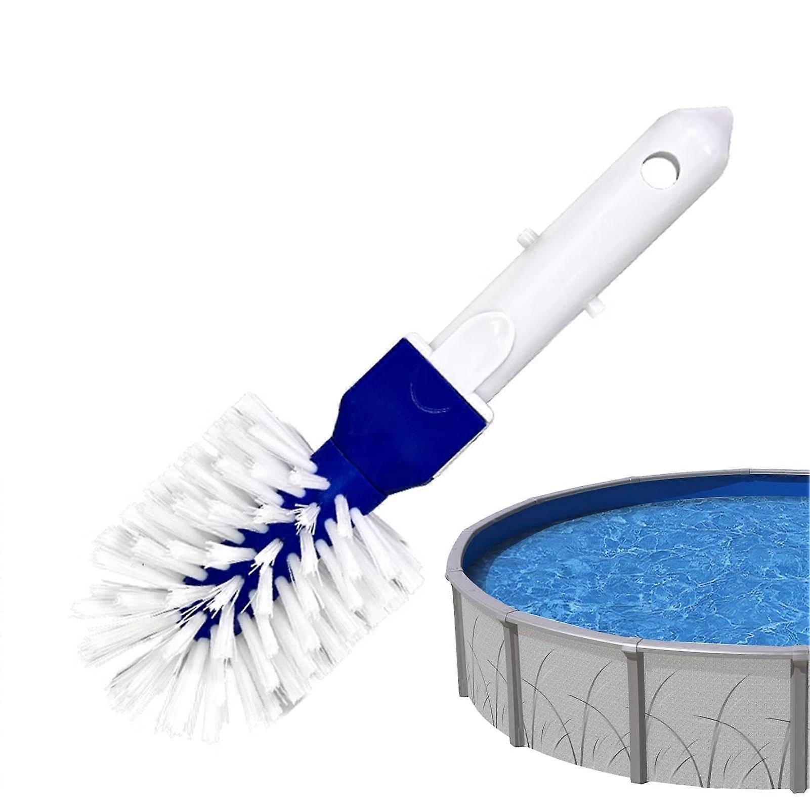 Swimming pool brush head – soft bristles, pool cleaning brush, corner and step pool round brush