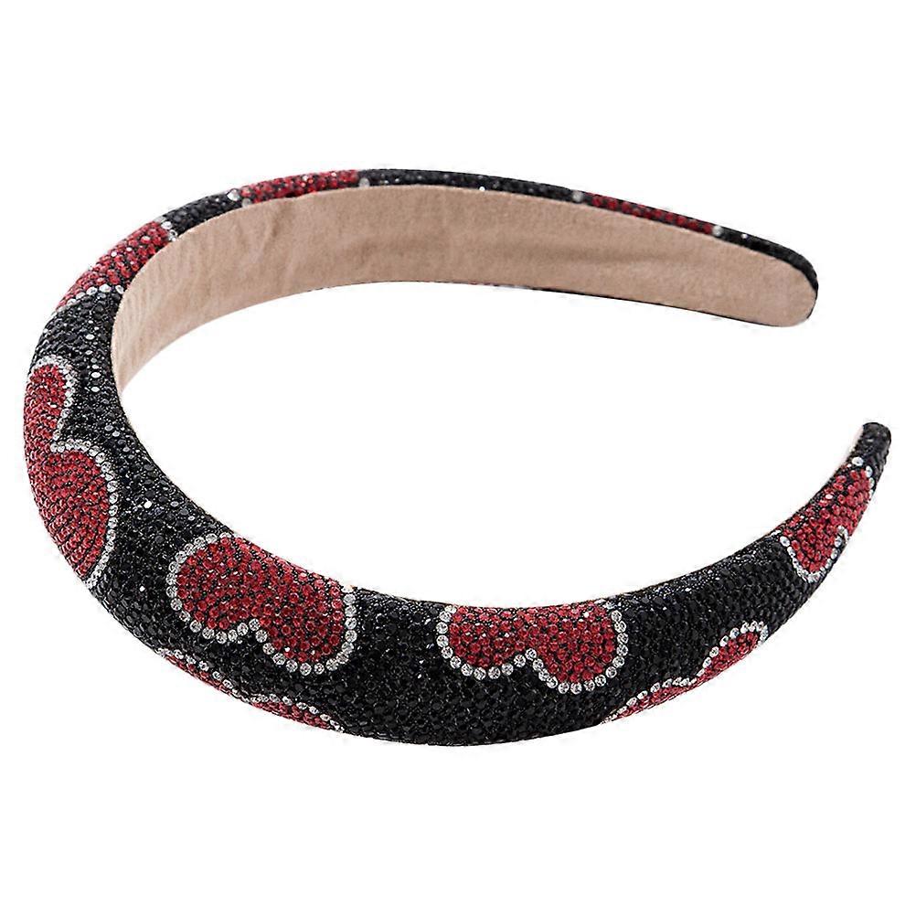 Rhinestone Headband for Decor Versatile Styling Options with Luxury Detail Multi Color Wide Size