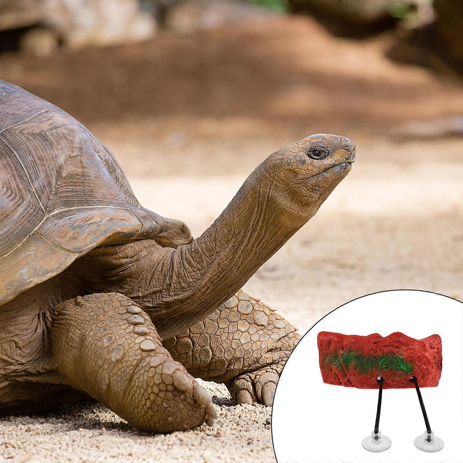 Basking Platform For Aquatic Turtles Turtle Floating Platform For Fish Tank Ornament 20X9X17CM Red 1Pack