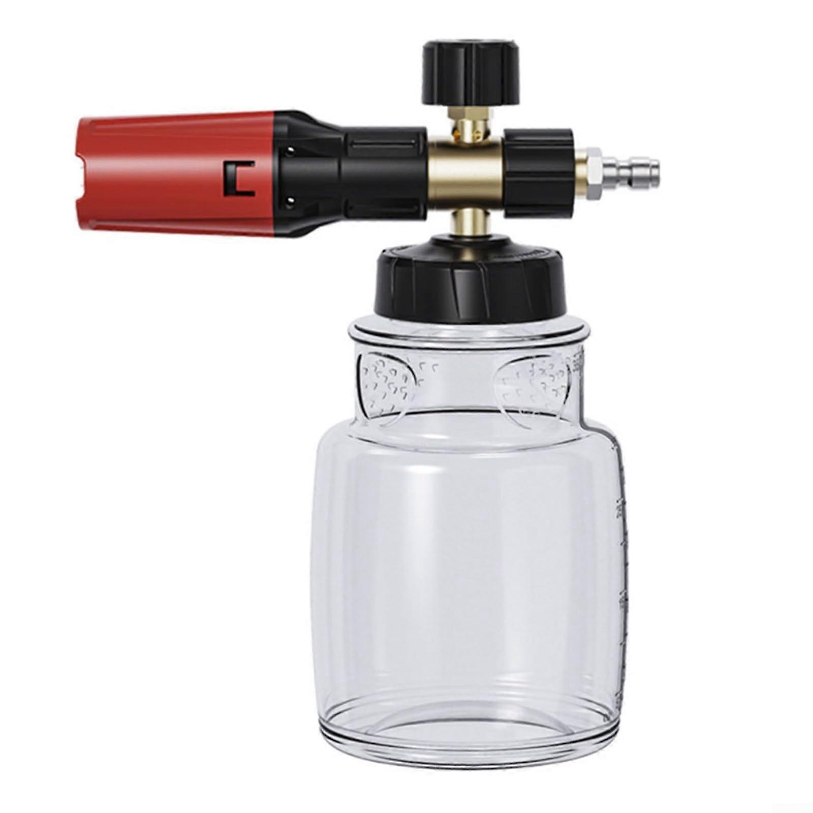 Auto-Detailing Foam Lance With Brass Fitting For Pressure Washers White Finish