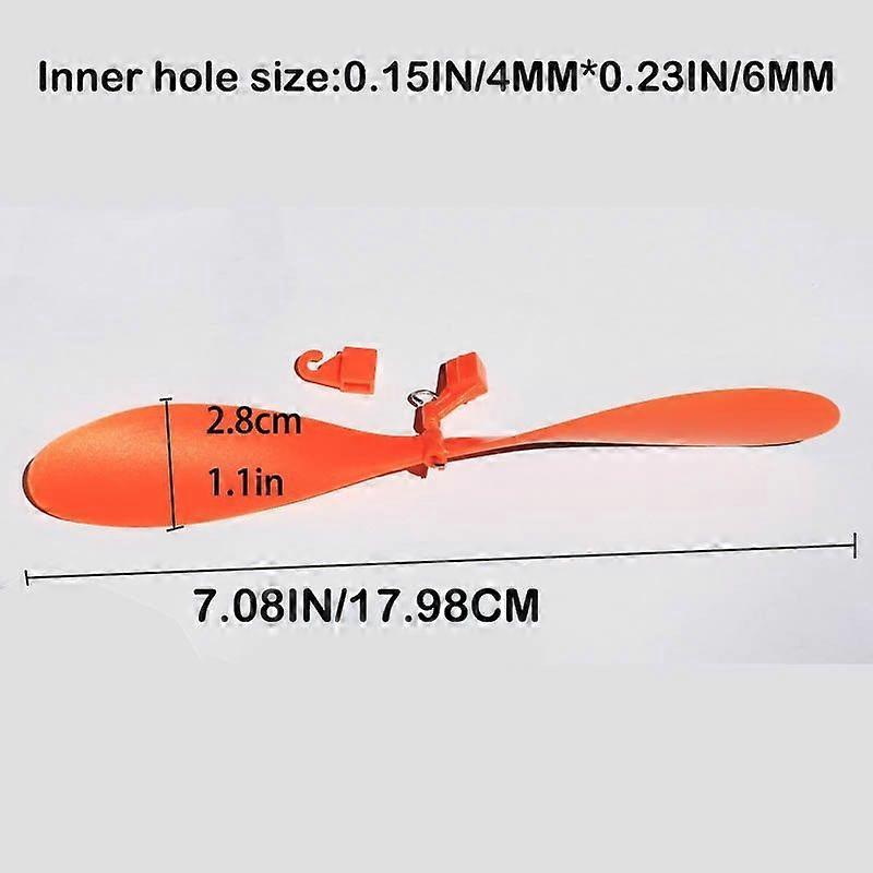 10pcs Model Aircraft Propeller Blade Remote Control Airplane Propeller for Science Education DIY Projects Compatible with Thunderbird Glider & Tiger H