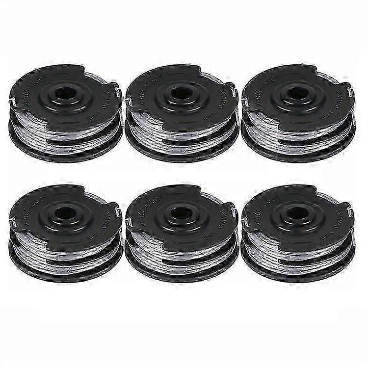 6Pcs F016800351 Mower Spool Set Compatible For Bosch ART 30-36 LI / ART 24 / ART 30 Lawn Mower Trimmer Spool