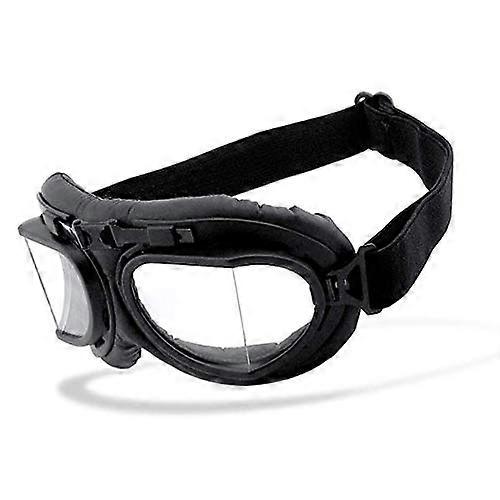 Helly Bikereyes RB-2 Motorcycle Goggles Black Frame Clear Lenses for Maximum Visibility and Comfort