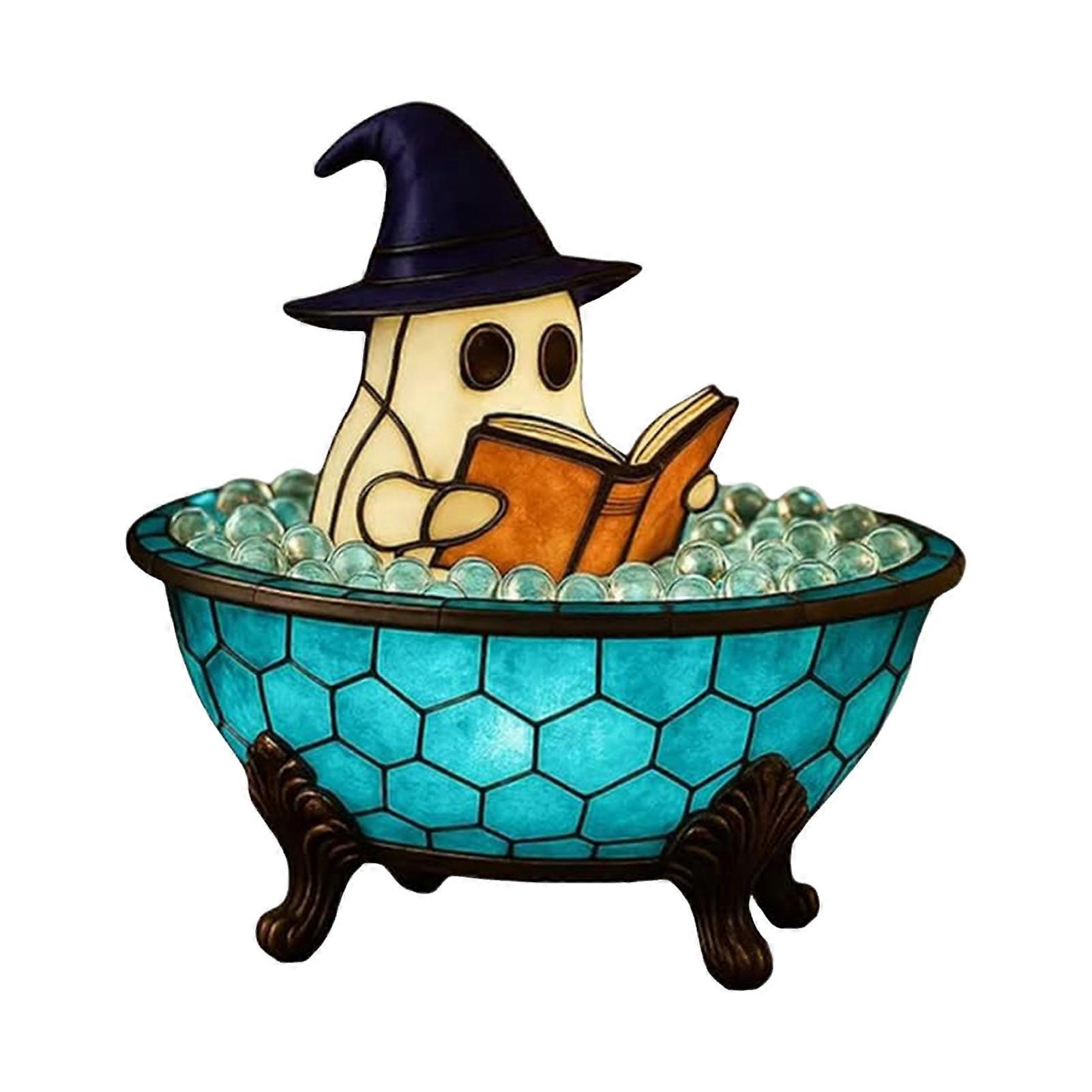 Halloween Ghost Bathing Model Light Resin Material USB Power Supply Design