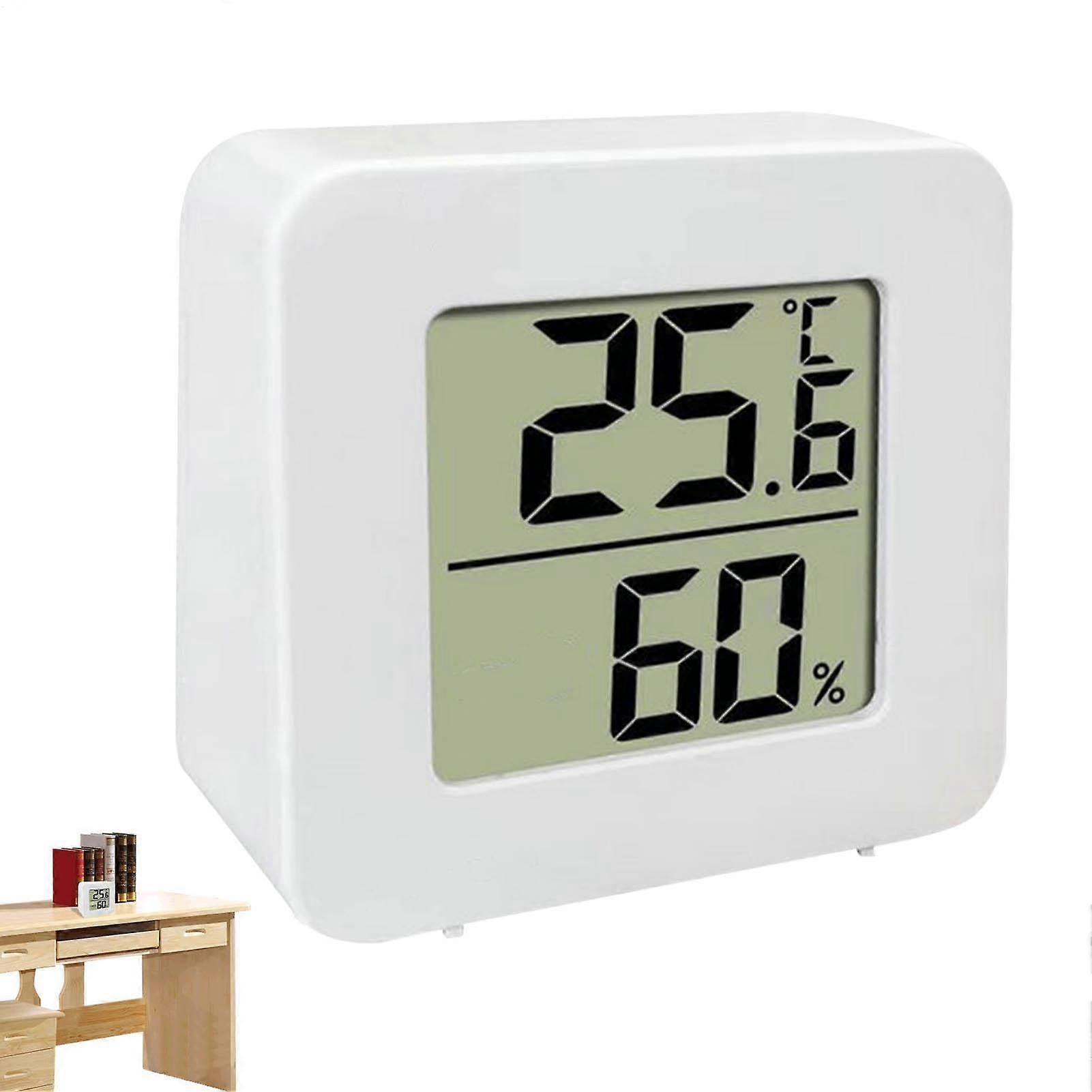 Digital Hygrometer Room Temperature Reader Accurate Electronic LCD Display Meter for Refrigerator Baby Room RV Greenhouse Laboratory