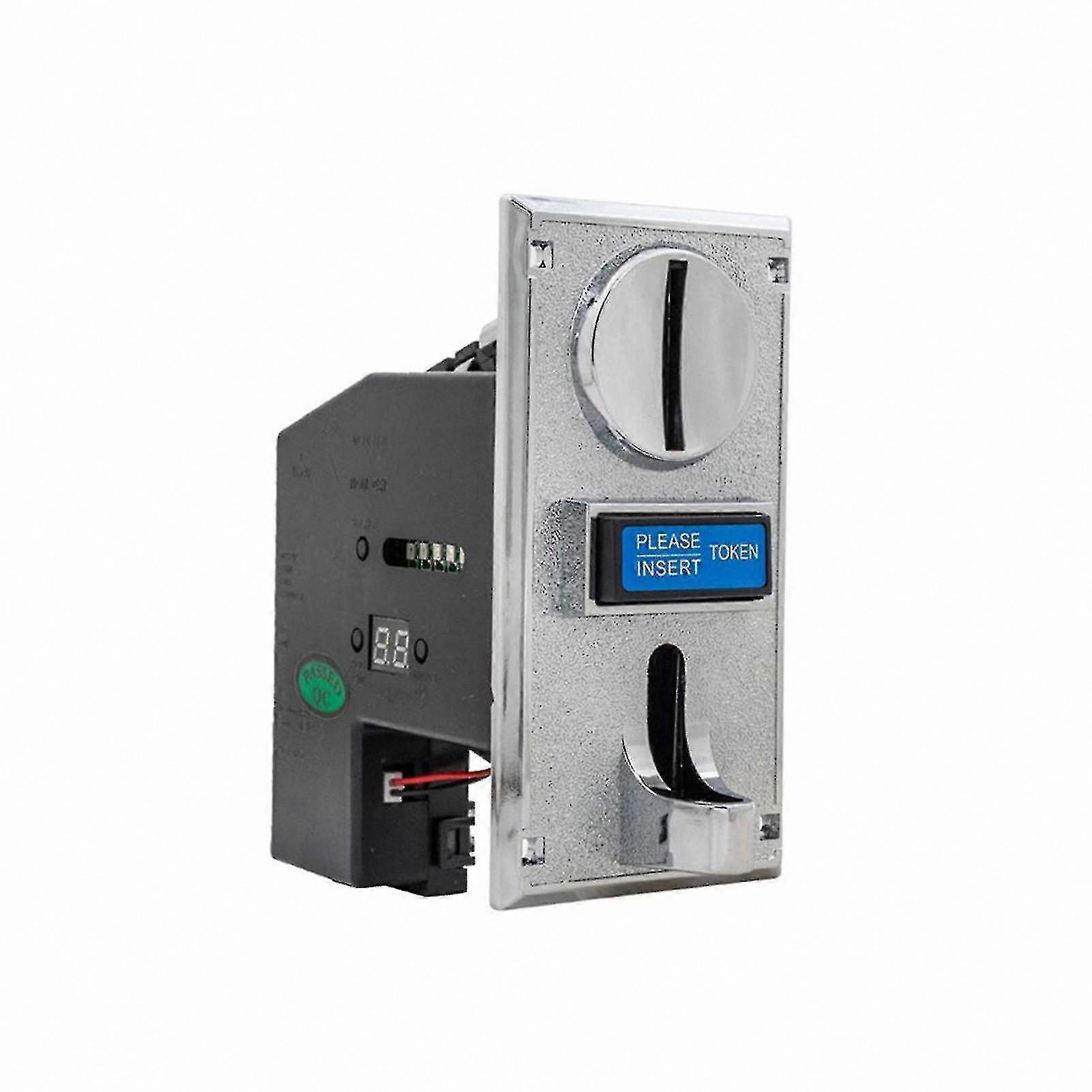 Coin Dispenser for Water Vending Machines with Multi-Currency Support and Value Selection Functionality