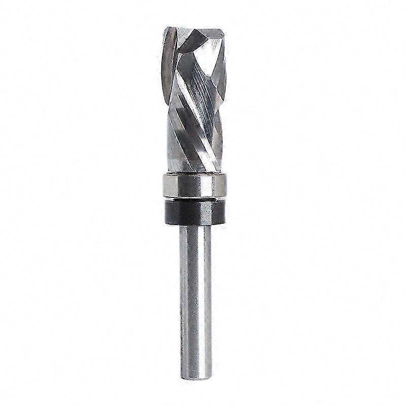 High-Speed 1/4" Solid Carbide Router Bit for Woodworking - Ultra Compression Flush Trim