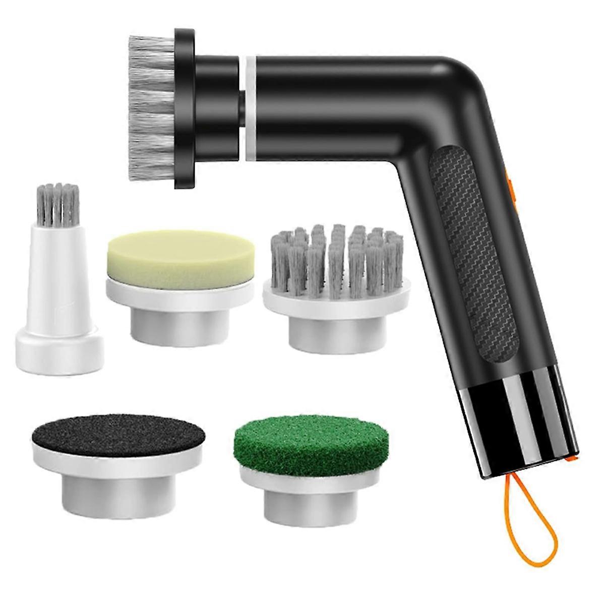 Handheld Automatic Crevice Cleaning Brush Portable Handheld Scrubber Cordless Electric Rotating Sho