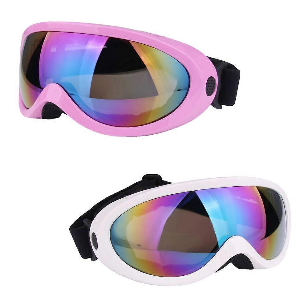 2 single-layer ski goggles, without anti-fog ski goggles