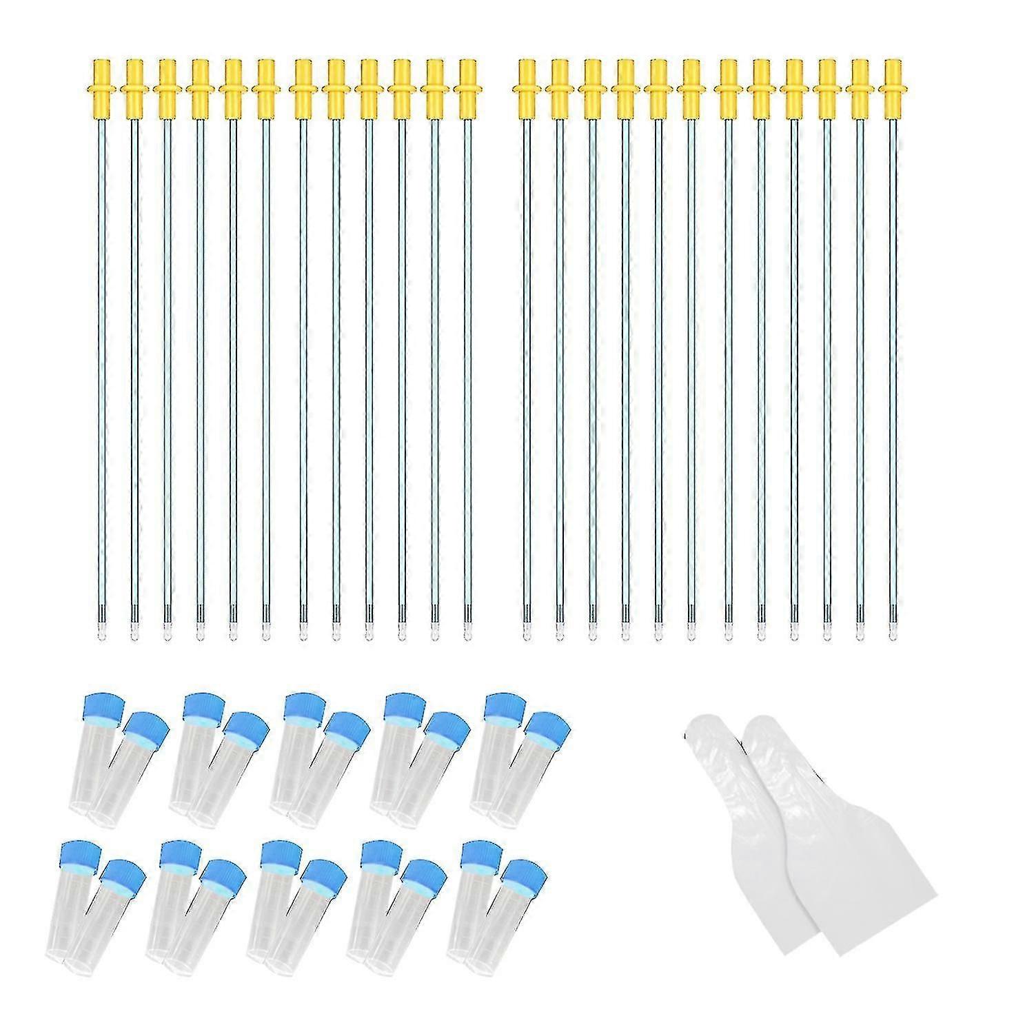 20pcs Dog Artificial Insemination Tool Ai Breed Feed Whelp Catheter Rod Pet Products Tool Wuqx