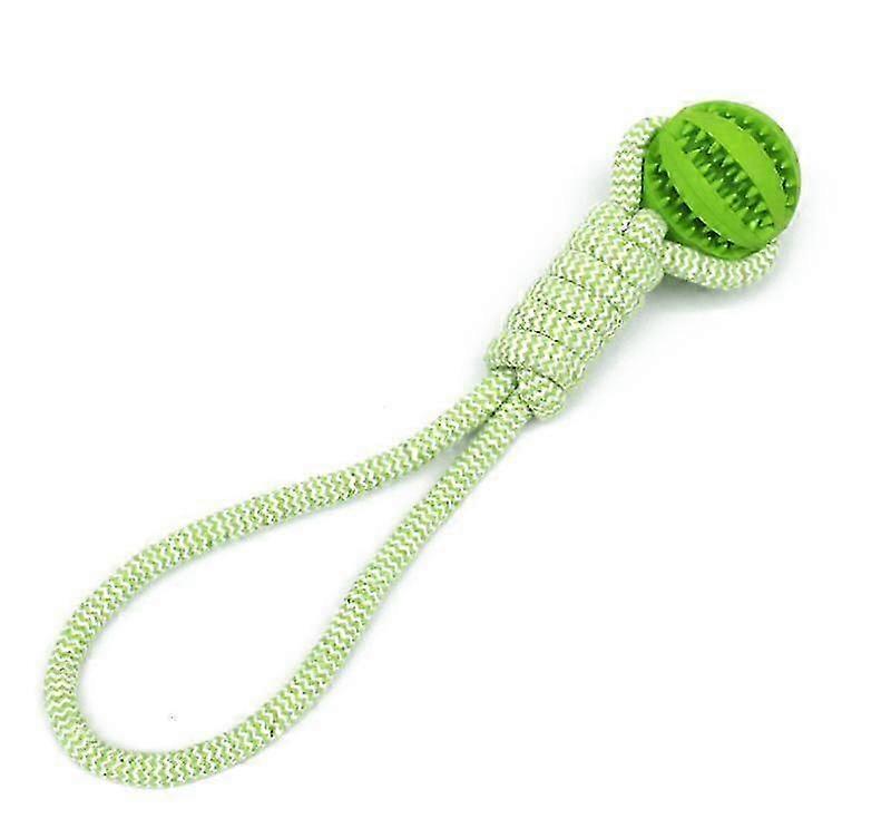 Cotton rope leaking ball molar teeth chewing dog toy