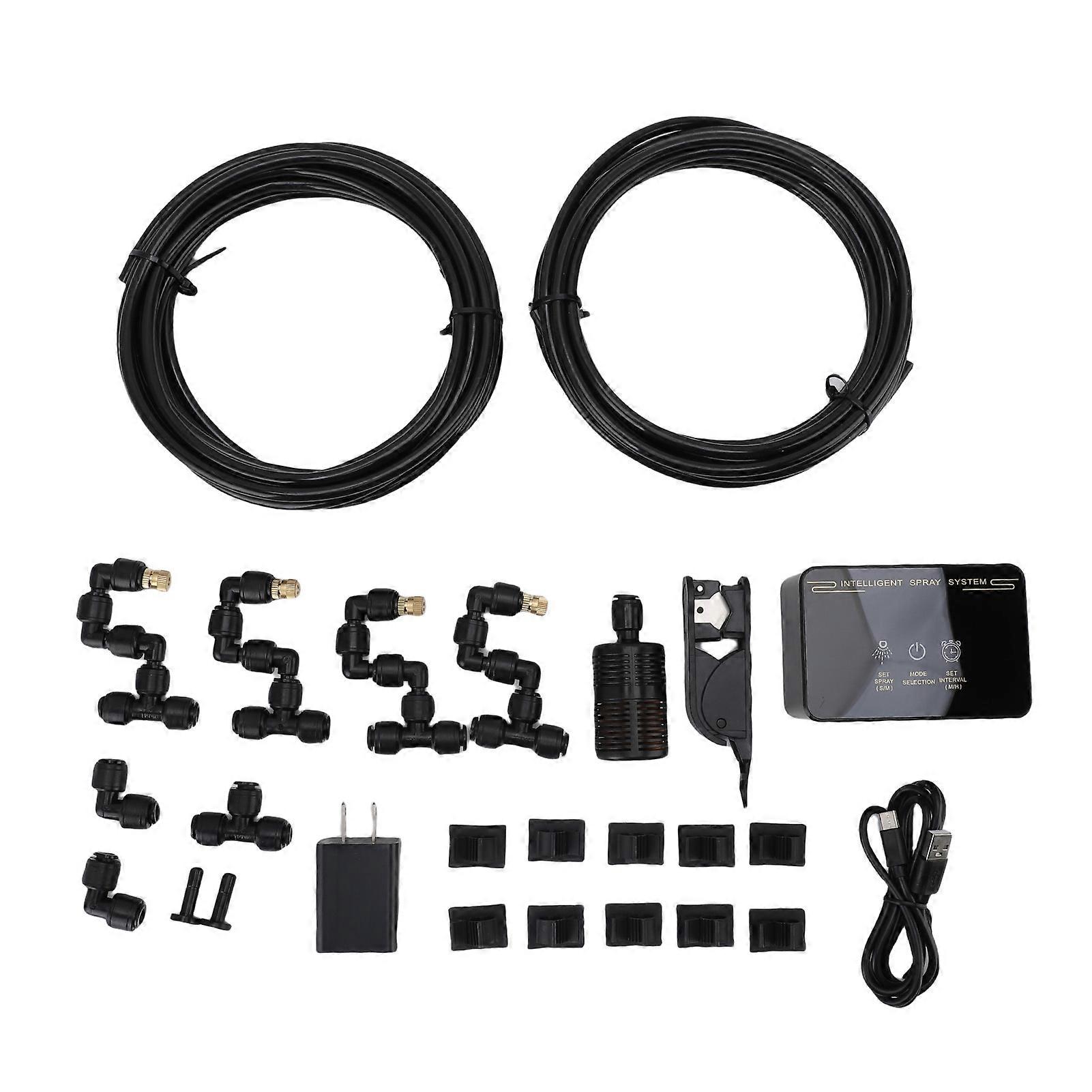 Smart Reptile Mister System Timer Function Automatic Terrariums Reptile Mister with Copper Nozzles