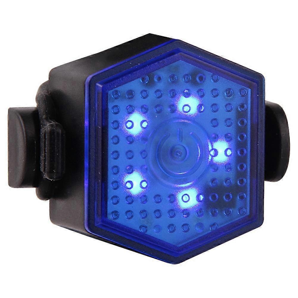 High-Brightness ABS Bicycle Tail Light with Rechargeable Battery, Waterproof IP67 Design for Safe Riding