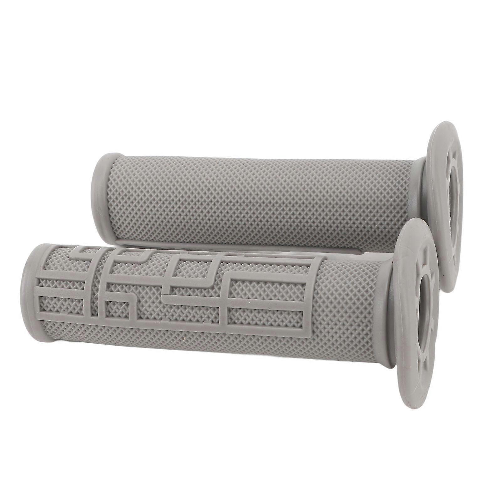 1 Pair Grey Rubber Anti-Slip Handlebar Grips for Light Bee X S