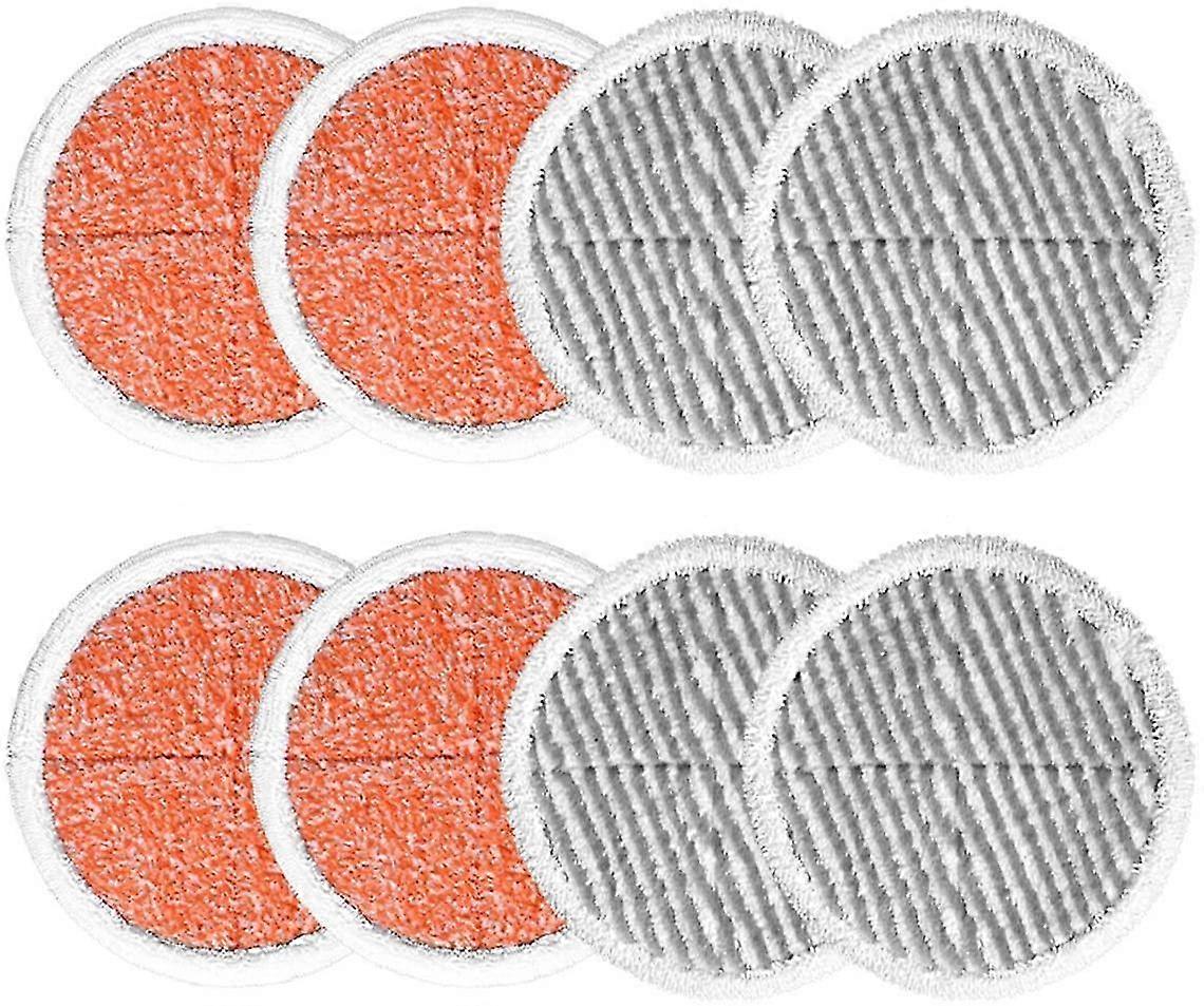 2025 8 Pack Spin Mop Pads Replacement for Bissell Spinwave 2124, 2039, 2037 Series Powered Hard Floor Mop