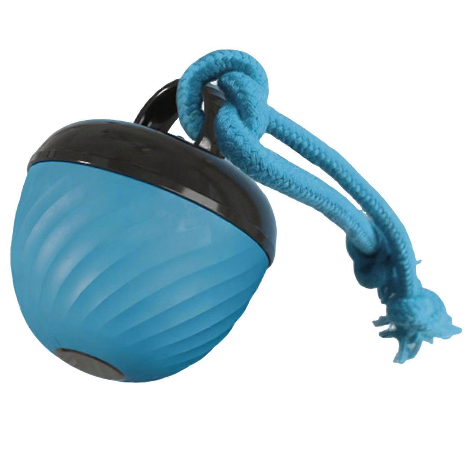 Rechargeable Interactive Dog Ball - Electric Moving & Rolling Toy with Rope, Random-Path Fun for Small Dogs