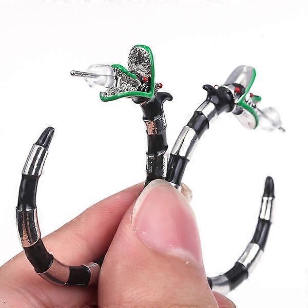 Creative Halloween Earrings, E00192, Modern Geometric Pattern Design