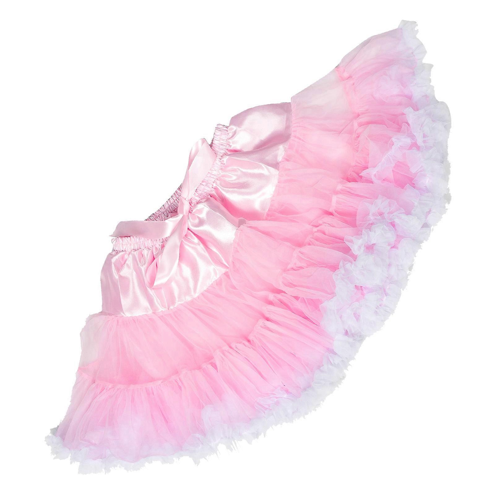 Toddler Tutu Skirt Girl Tulle Skirt Cosplay Event Photo Taking Pink Color Design Comfortable Wear 1Pack
