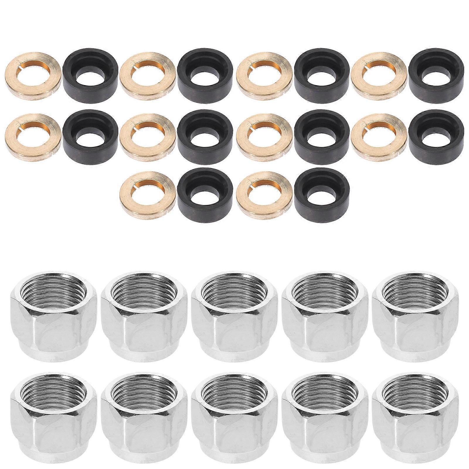 Gas Hose Connectors 10Pcs For Gas Pipe Installation 2.70X2.70X2.00CM Assorted Color Leak Prevention