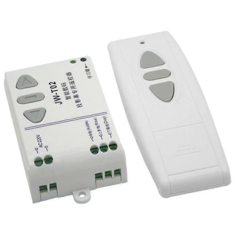 -T02 AC 220V Motor Wireless Remote Control Switch UP Down Stop Tubular Motor Controller Forward Rev