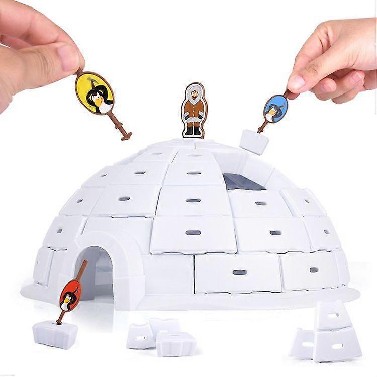 Penguin Snow House Demolition Ice Table Game Ice Breaking Parent-Child Interactive Toy