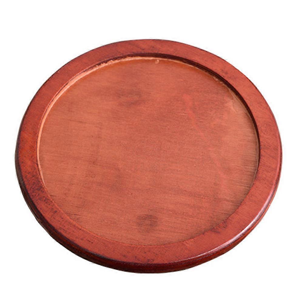 Chocolate Thickened Pot Base Tray Simple Casserole Holder for Home Use Safe and 1 Piece