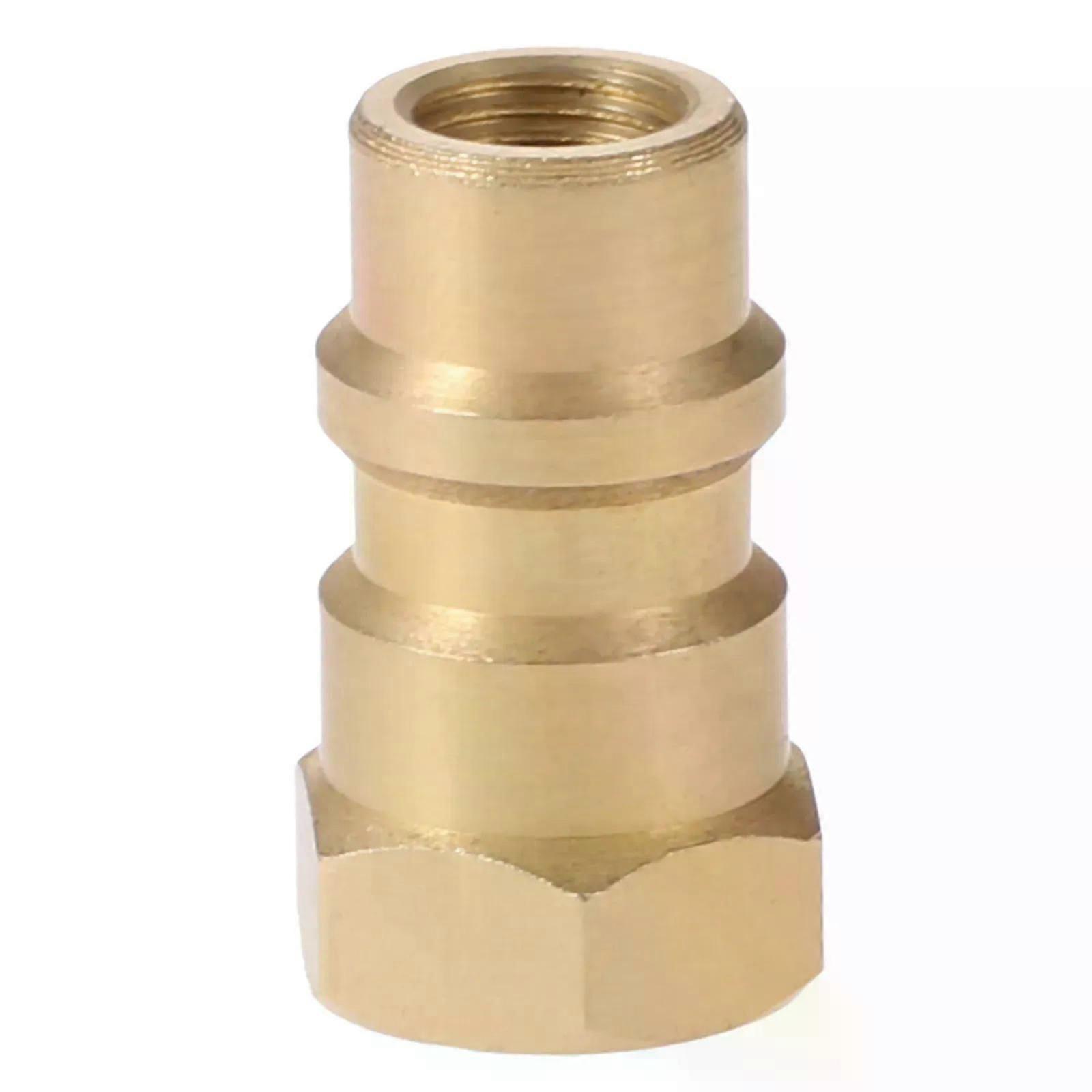 1pc R12 R22 R502 Screw to R134A Fast Conversion Adapter Valve 1/4 SAE to 8v1 Thread Suitable for  Car Air Conditioning