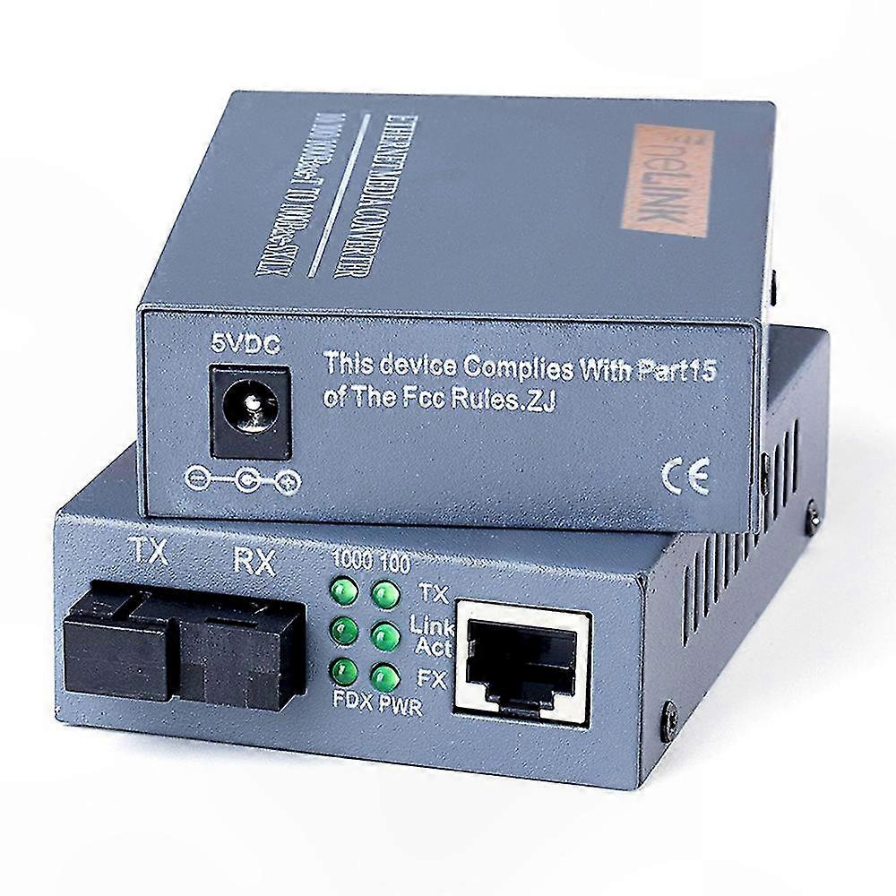 Single-mode Fiber Optic Transceiver Set for Gigabit Networks