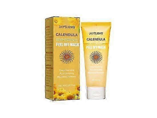Calendula Peel Off Mask | With Herbal Infused Brightening Serum | Minimize Pores | Blackhead Remover, Exfoliating, Deep Cleansing | Skin Care