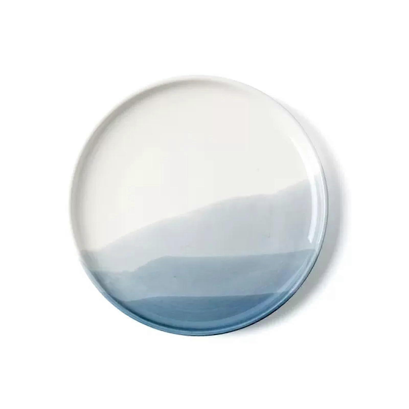 Modern Large Dinner Plates Ceramic Stackable 10 Inch Round Dinner Plate Western Style Dessert Plate Fruit Tray