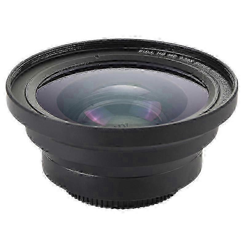 Lente gran angular macro de 37 mm + 72 mm Full HD de 0,39X para videocámara 4K