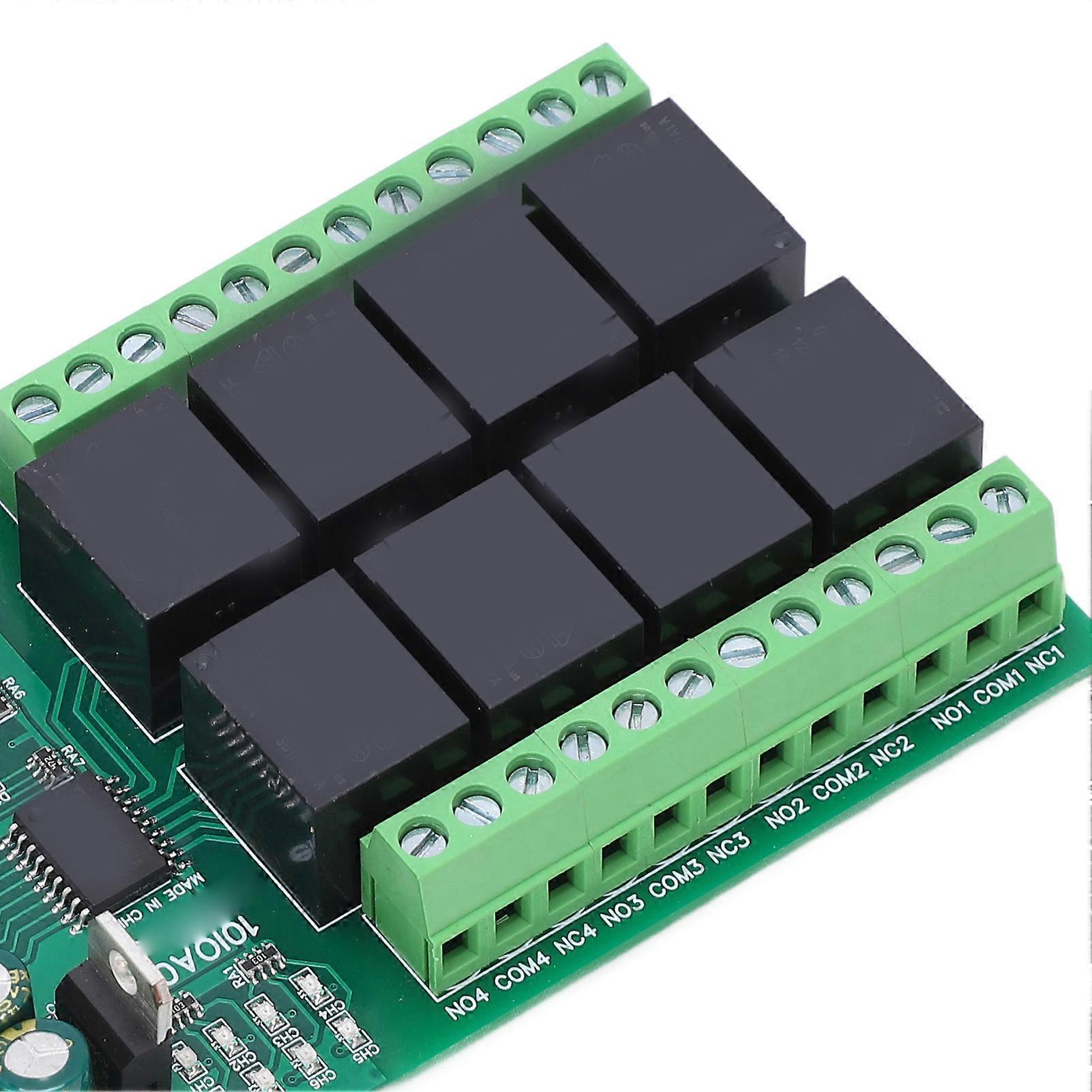 8 Channel RS485 Relay Module Control Board Switch Controller DC 12V Accessory for Equipment