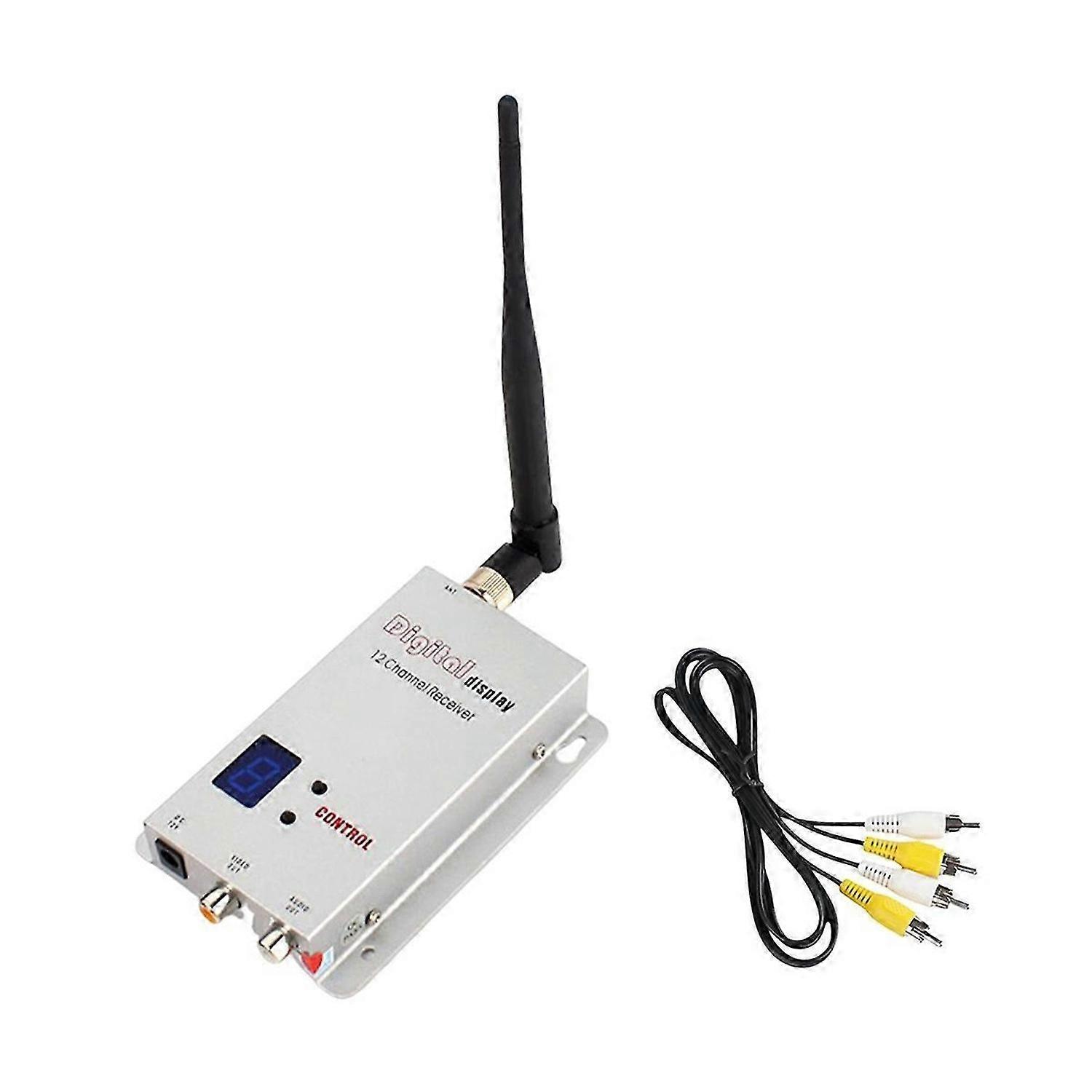 FPV 1.2G 1.3G VRX 12CH FPV Video Receiver with Digital Display -92dbm