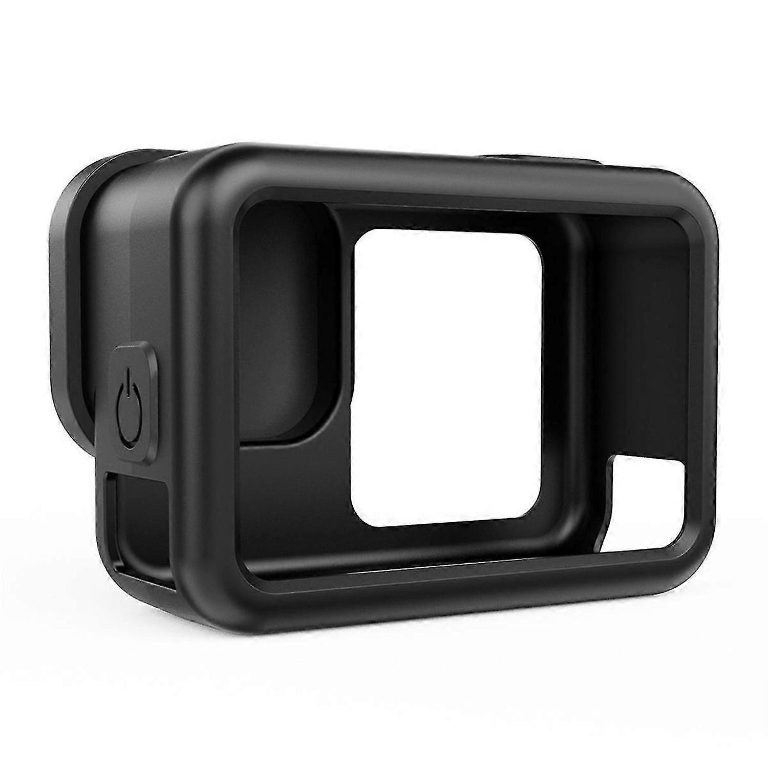 For Hero 13 Silicone Case Protective Soft Housing Shell Lens Protector for Hero13 Black with Cover
