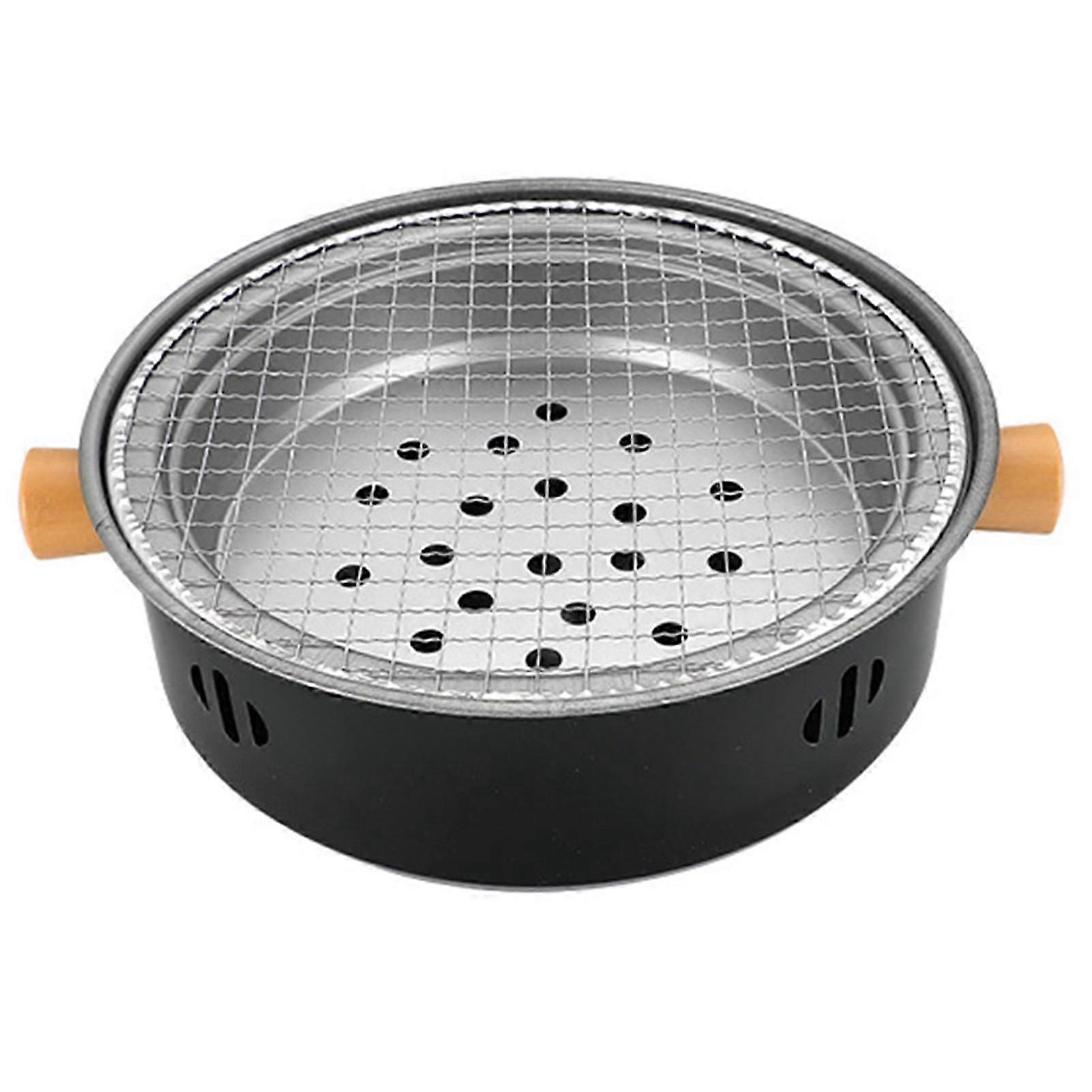 Portable BBQ Charcoals Grills Premium Metal Picnic Table Grills for Outdoor Courtyard