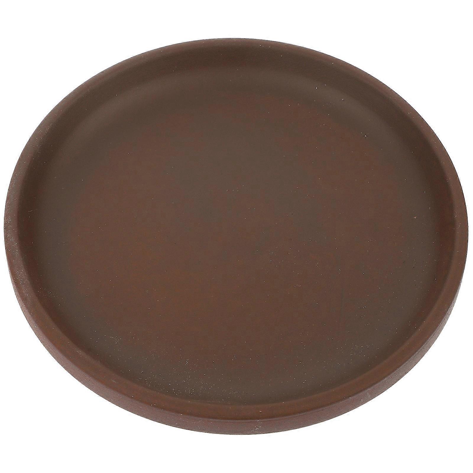 Ceramic Flower Pot Drip Tray Round Plant Saucer Trays 3Pcs for Storage