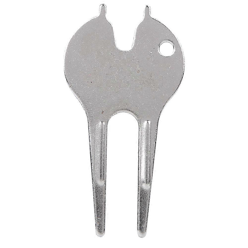 Round Head Portable Metal Golf Divot Tool Spike for Grass Lawn Repairing Tools Accessory