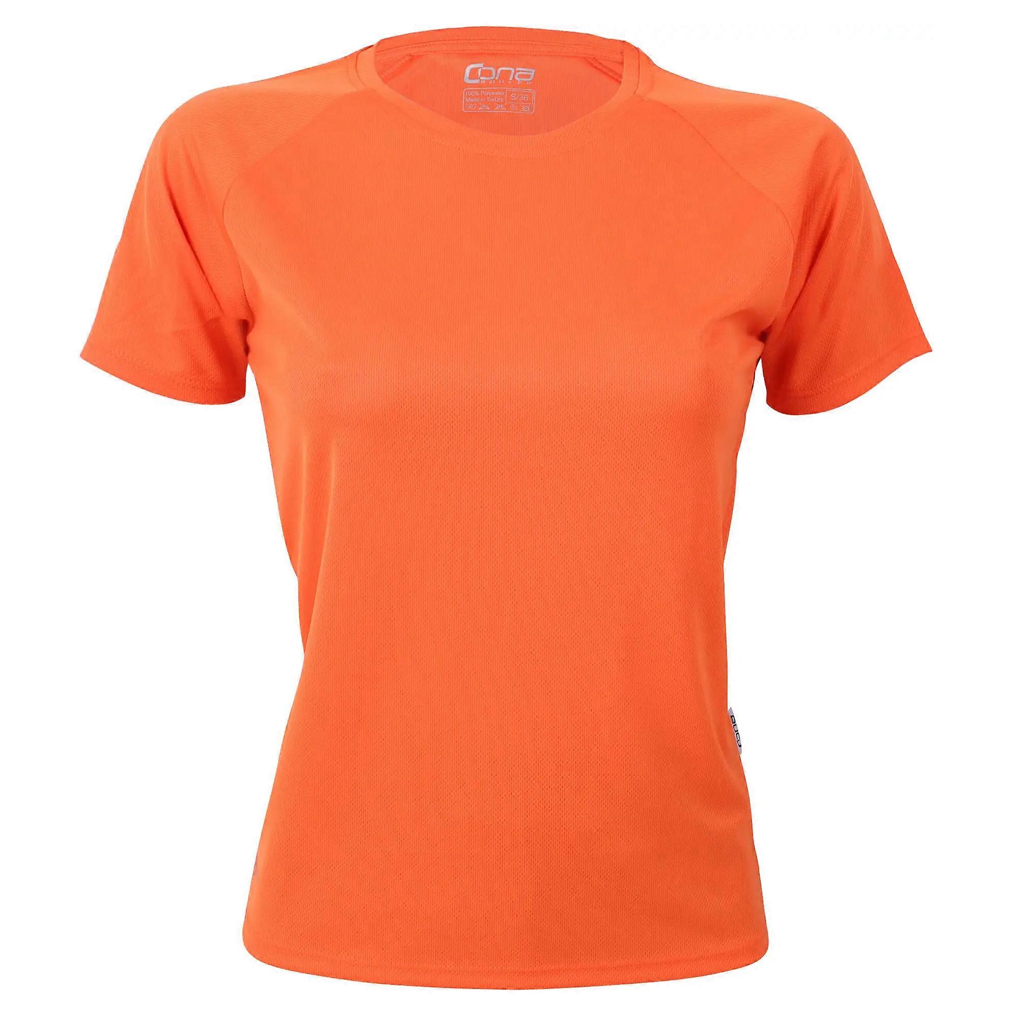 Cona Sports Dames/Dames Rainbow Tech T-Shirt