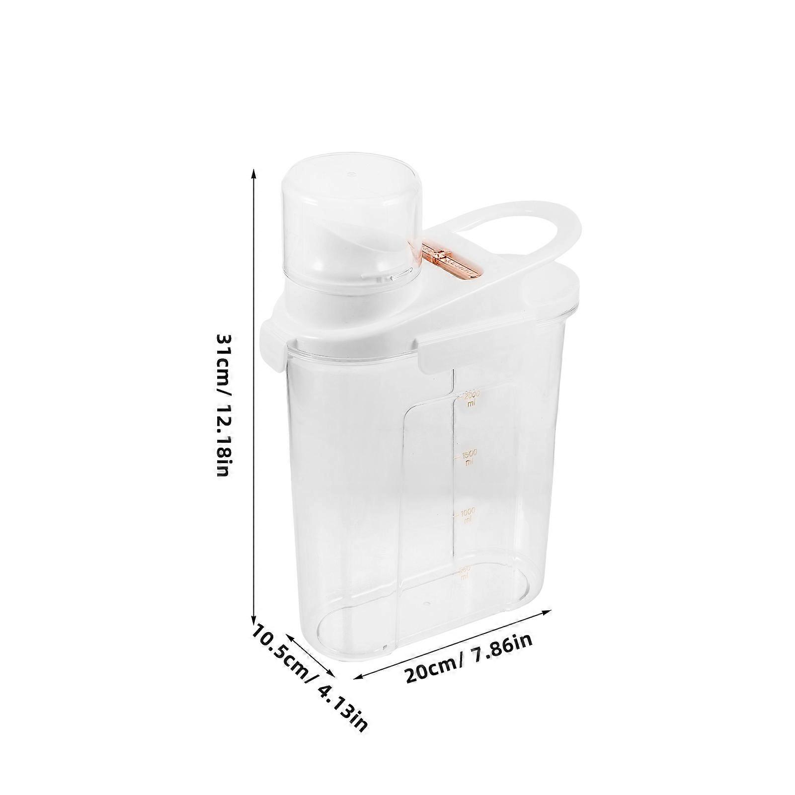 Laundry Detergent Organizer Storage Bucket for Laundry Powder 2Pcs