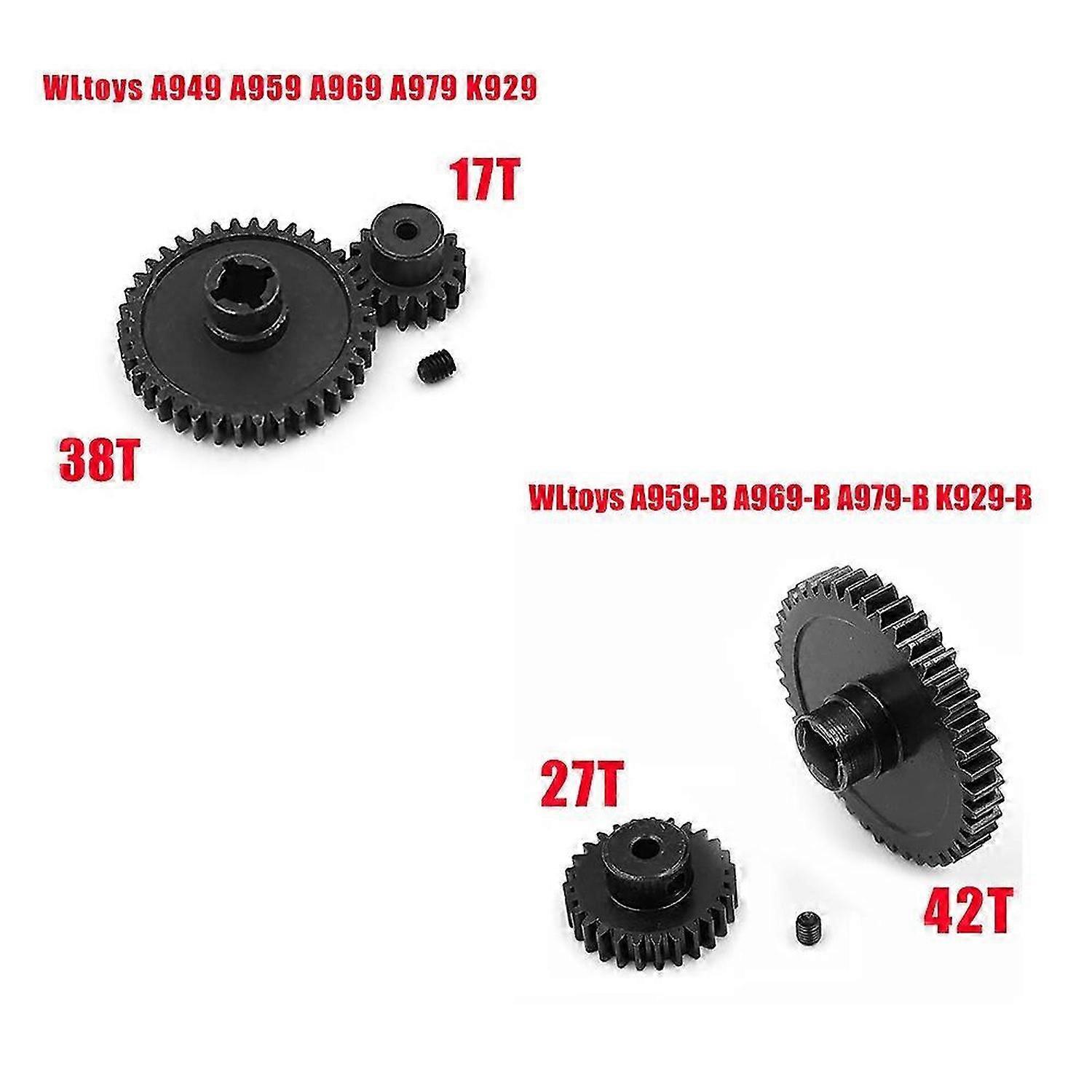 1 Set Complete Upgrade Parts Kit for A959 A969 A959-B A969-B A979-B K929-B 1/18 RC Car Replacement A