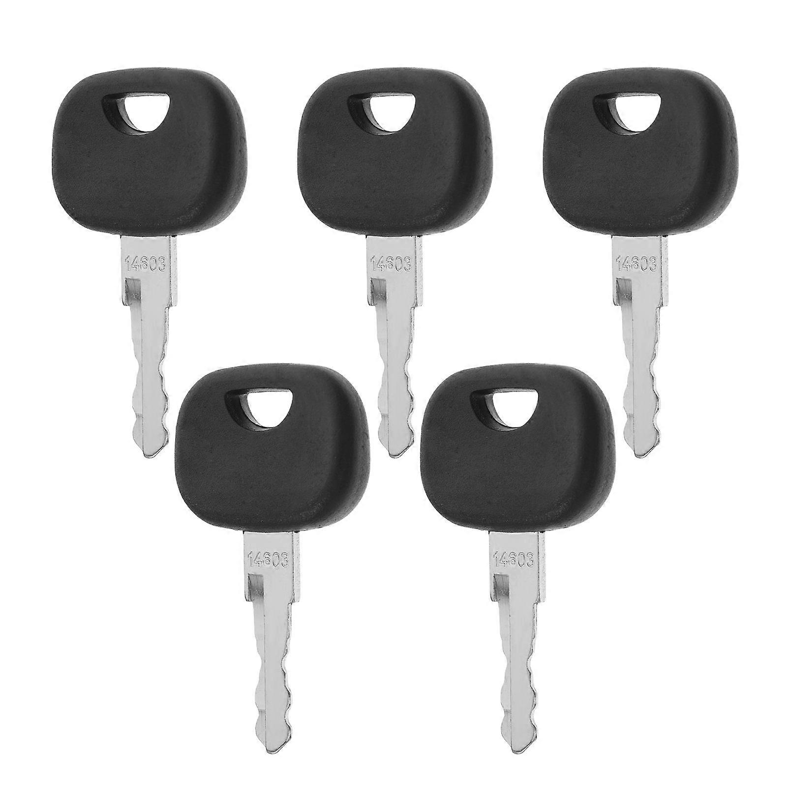 Heavy Equipment Ignition Keys Replacement for Excavator 5Pcs Pack