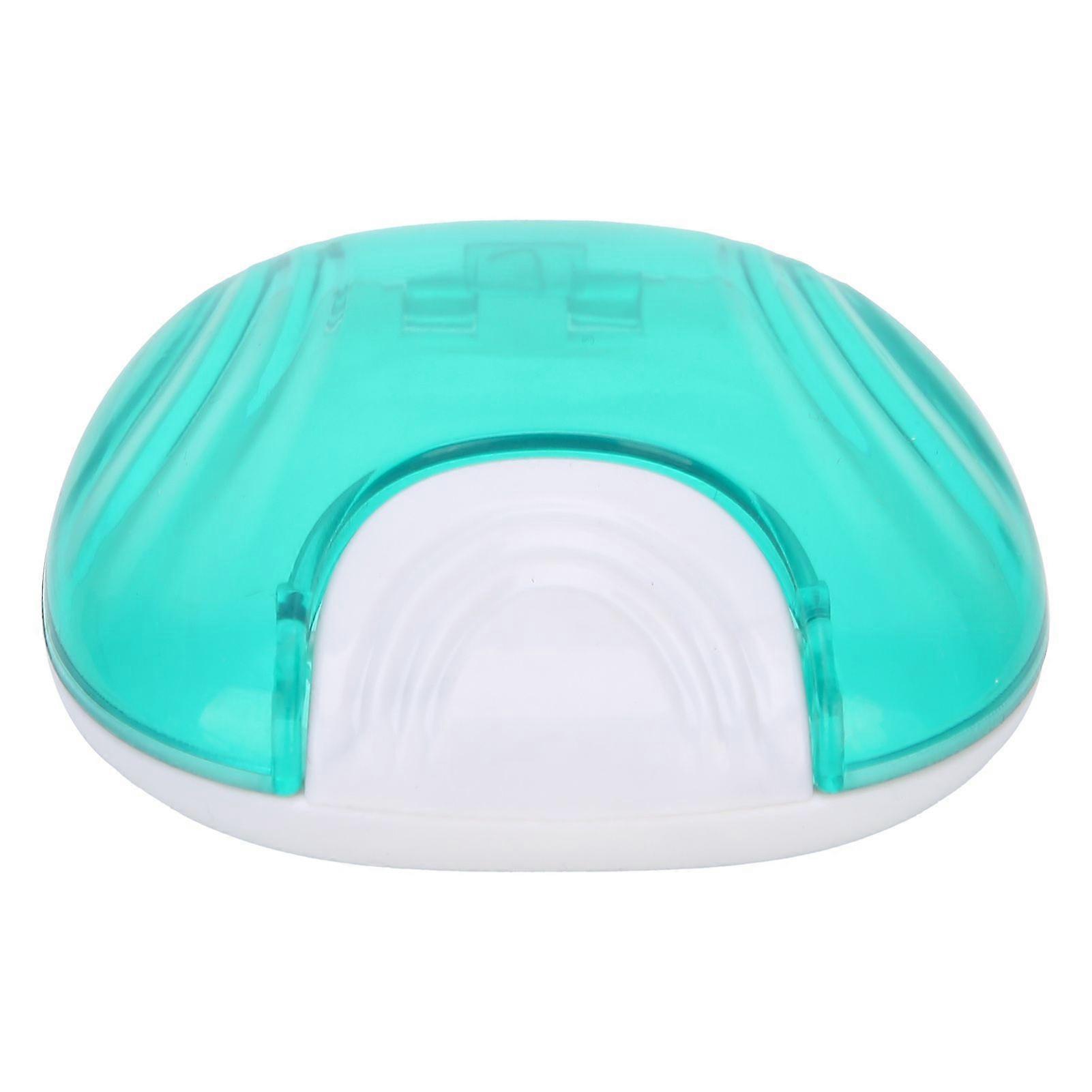 Durable Orthodontic Retainer Case Tooth Denture Container Portable Denture Storage BoxGreen