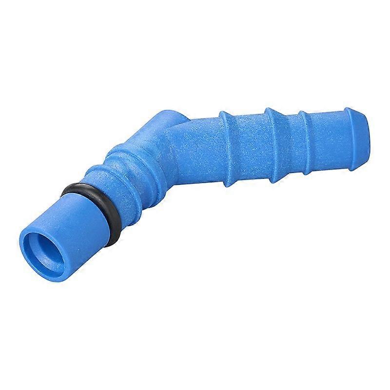 Hose entry with O-ring for 10/12 mm, blue