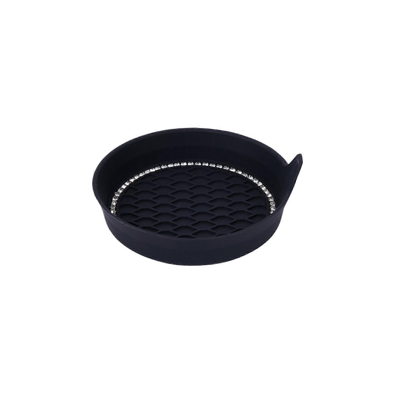Shock Resistant Silicone Car Coaster Easy To Handle Environmentally Friendly Anti Slip Insertion Pad