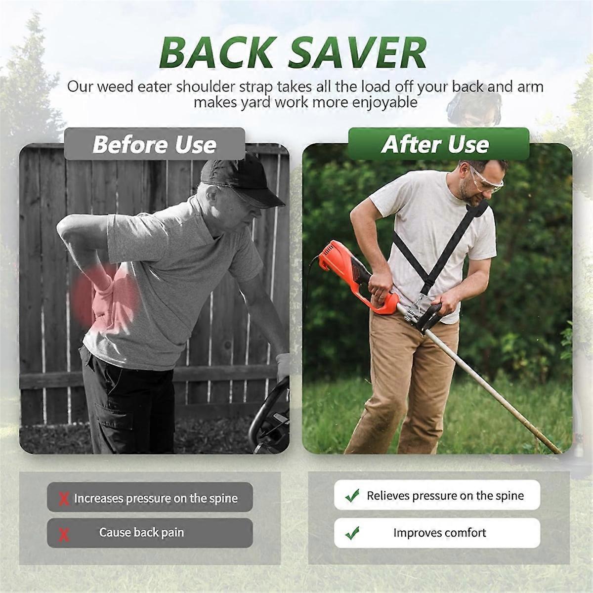 Weed Eater Shoulder Strap, String Trimmer Strap for EGO Toro