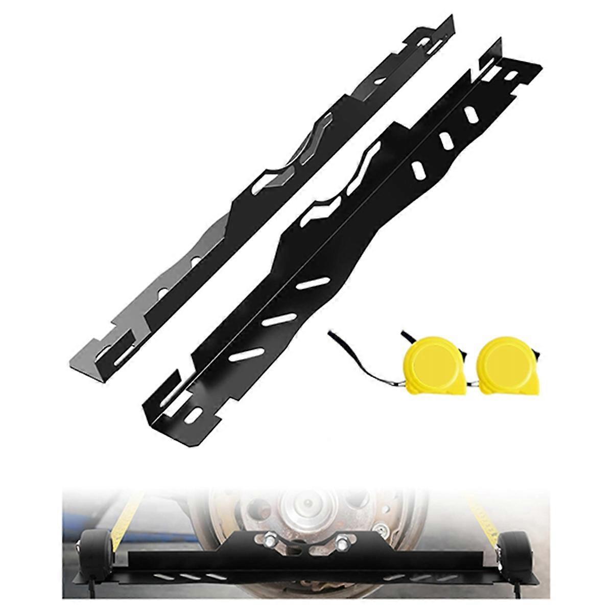 Wheel Alignment Tool Kit 2Pcs, Heavy Duty Toe Alignment Tool Plates