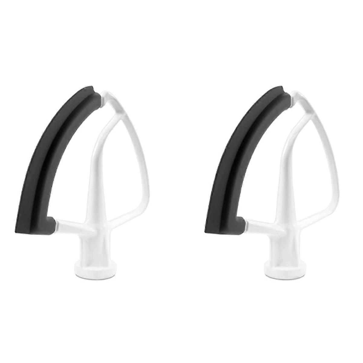 2X Flex Edge Beater for 4.5-5 Quart Tilt-Head Stand Mixer, Flat Beater Bowl Scraper with Silicone Ed