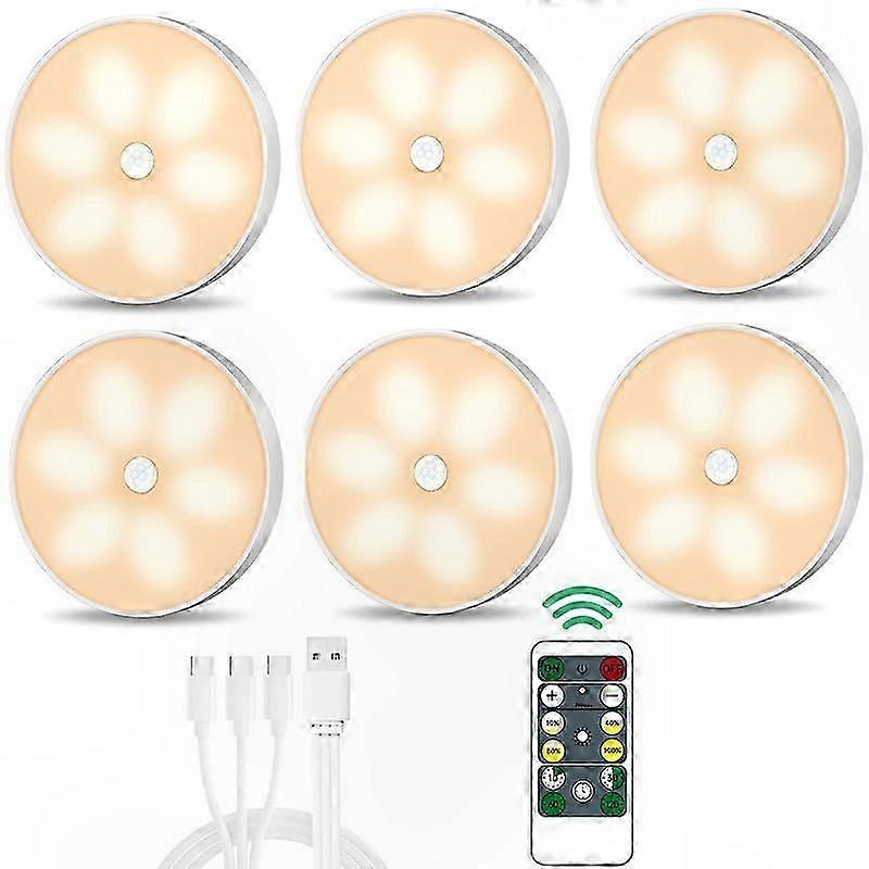 Soft Glow LED Closet Lighting with Wireless Motion Sensor Disk Light
