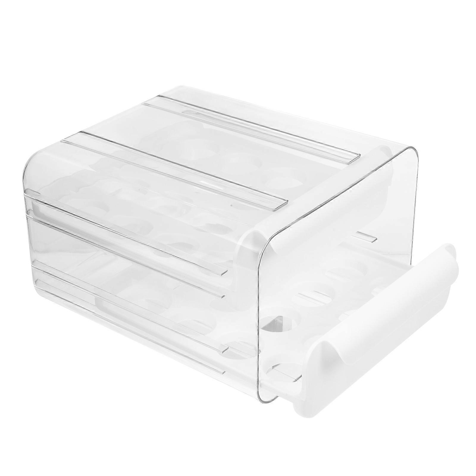 Refrigerator Food Storage Box White for Storage Use 1Pcs